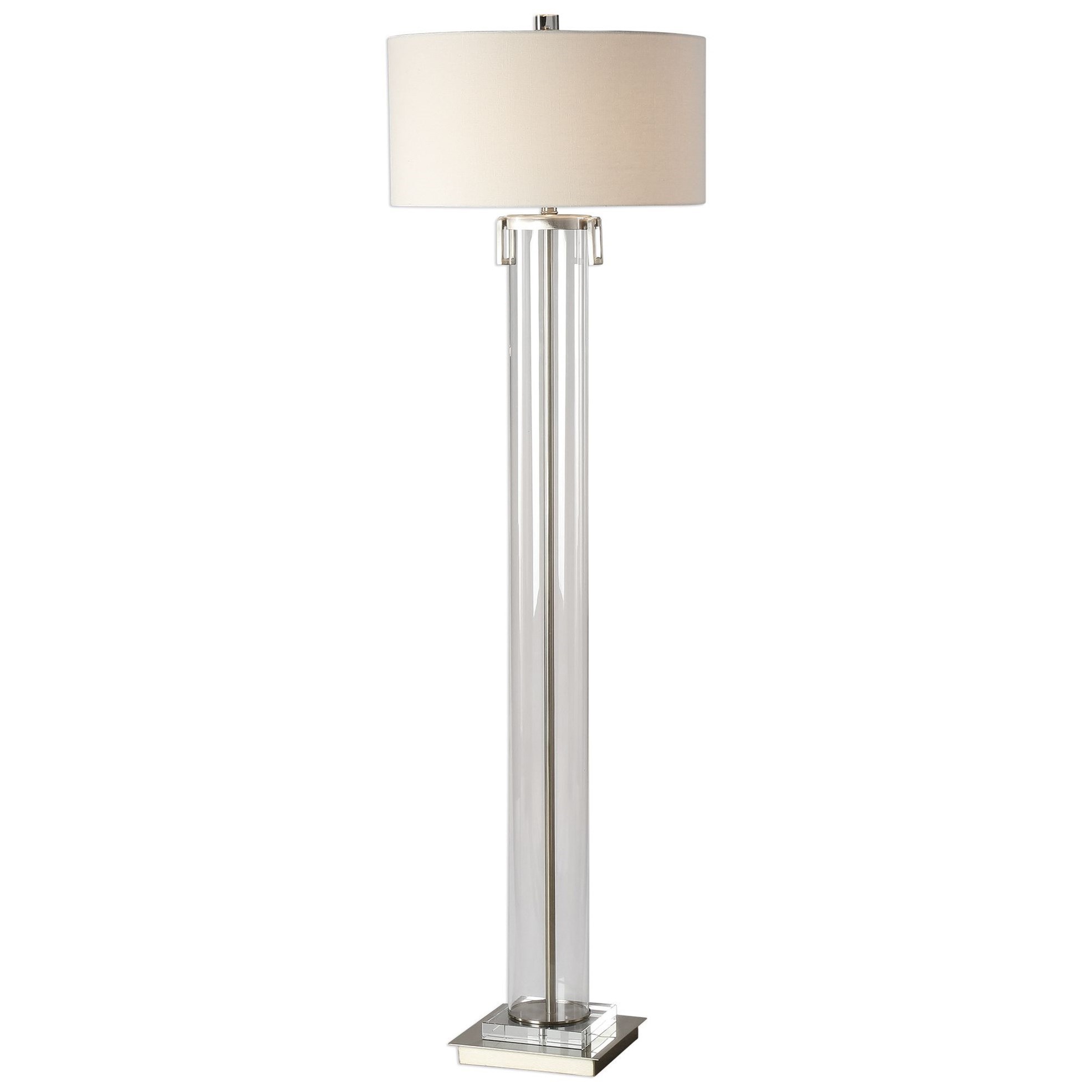 Tall silver floor lamps deals